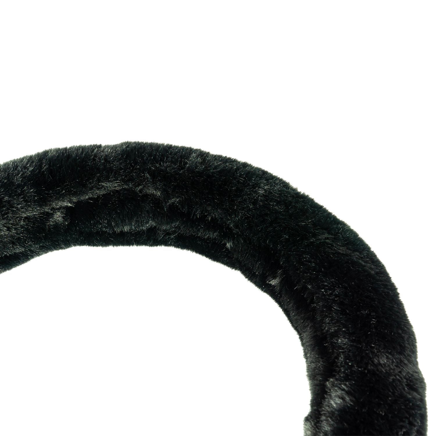 Plush Black, Steering wheel cover