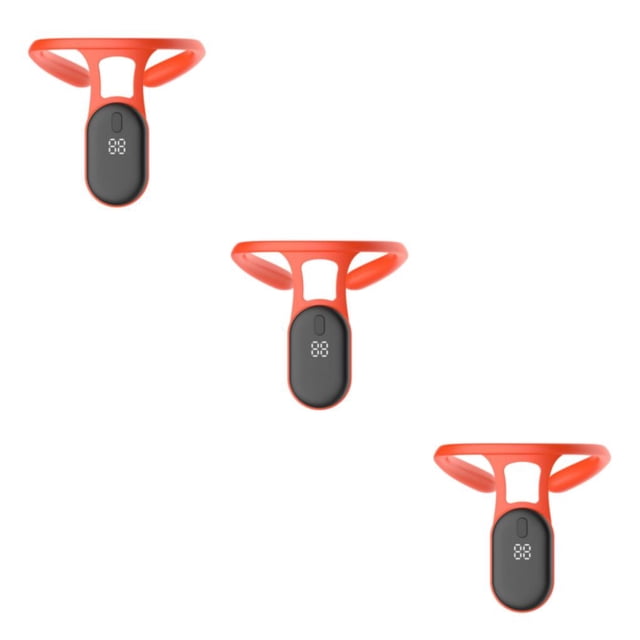 Justharion Adjustable Posture Neck Humps Corrector Comfortable Reduce Back Pain Easy To Wear Posture Corrector orange 3Set
