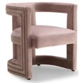 thumbnail image 1 of Meridian Furniture Fauteuil d'Appoint en Velours Rose Blair, 1 of 8