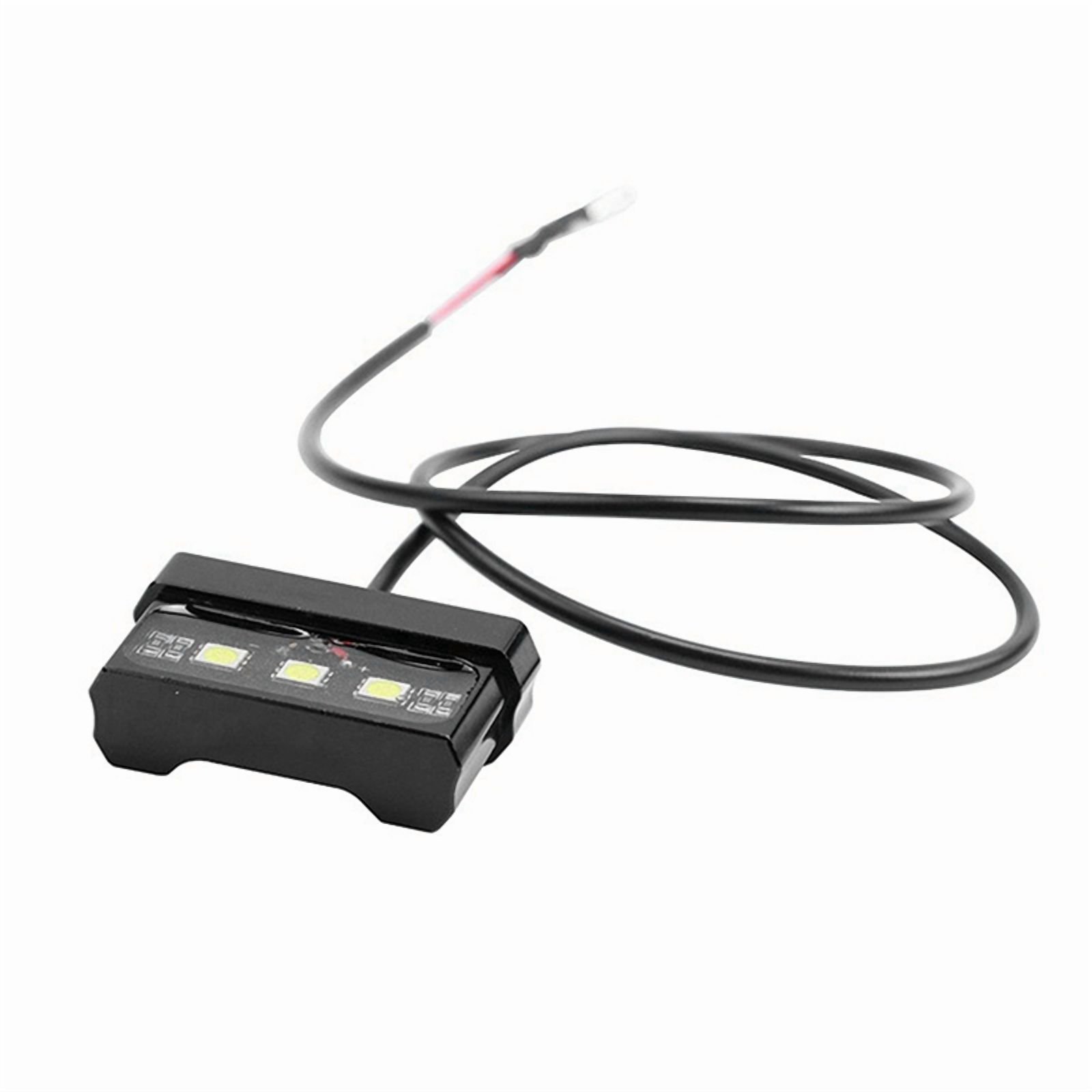 LDE Aluminum Alloy Motorcycle License Plate Light for Custom Modified Bikes Waterproof Tail Light