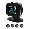 thumbnail image 1 of Car TPMS Tire Pressure Monitoring System Mini USB Tire Pressure Monitor Detector with 4 External Sensors Alarm Function USB Port, 1 of 7