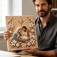 thumbnail image 4 of Nativity Diamond Painting Kit, Holy Family Virgin Mary Jesus DIY Diamond Art Set, Pearl Beaded Mosaic Craft Kit for Adult, Christmas Religious Home Wall Decor Gift, 4 of 5
