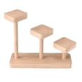 thumbnail image 1 of Tnarru Wooden Display Riser Collectibles Display Shelf Reusable Showcase Desktop Display Rack for Model Perfume Cosmetic Countertops C, 1 of 8