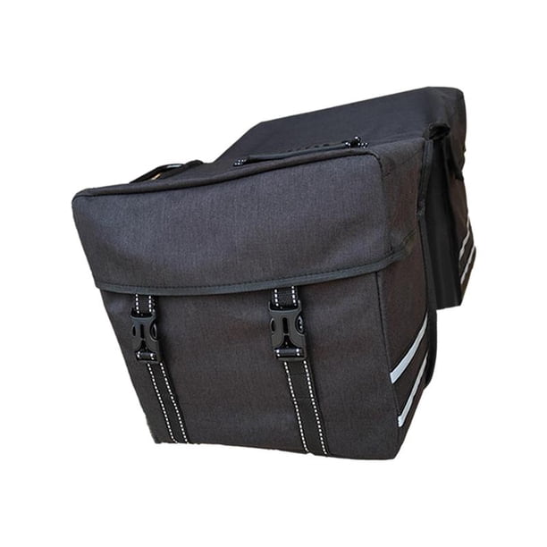 Bolsa de Sillín de Bicicleta de Doble Cara, Bolsa para Maletero de Bicicleta, Paquete de Carga de 25L, Alforjas Dobles para Ciclismo, Compras, Bicicle