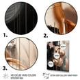 thumbnail image 3 of DESIGN ART Designart "Gold And Black Marble Expression Iii" Abstract Marble Canvas Wall Art 34 in. wide x 44 in. high, 3 of 5