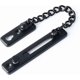 thumbnail image 1 of Security Door Chain Narrow Door Limiter Spring Anti-theft Door Lock with Screws for Home Interior Door, Stainless Steel Matte Black Finish Jiuj, 1 of 4