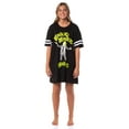 thumbnail image 3 of Beetlejuice Women's Halloween Movie Nightgown Pajama Shirt Dress For Adults, 3 of 7