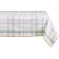 thumbnail image 1 of Collection de Table à Carreaux Sweet Spring Réutilisable en Coton Lavable en Machine, Décoration de Table de Pâques Pastel, Nappe, 60x84, 1 of 6