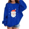 thumbnail image 3 of EnJoCho Kids Christmas Crewneck Sweatshirt - Retro Merry Xmas Long Sleeve Pullover with Bright Holiday Doodles for Boys & Girls, 3 of 6
