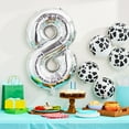 thumbnail image 4 of 34" Silver Number 8 Foil Balloon, by Way To Celebrate, 4 of 5