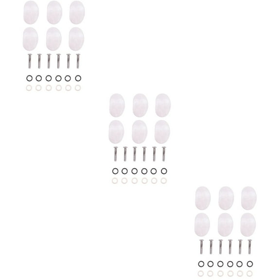 Guitar Machine Head Button Cap Knobs Locking Tuners 6 Inline Nose Electric 18 Pcs