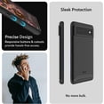 thumbnail image 4 of TUDIA Merge Google Pixel 6 Case Dual Layer Heavy Duty Phone Cover - Matte Black, 4 of 7