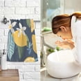 thumbnail image 7 of Lemon Fruits Lemon Blooms Hand Towel Cotton Bath Towel Large Face Towels Absorbent for Bathroom Home Hotel, 7 of 7