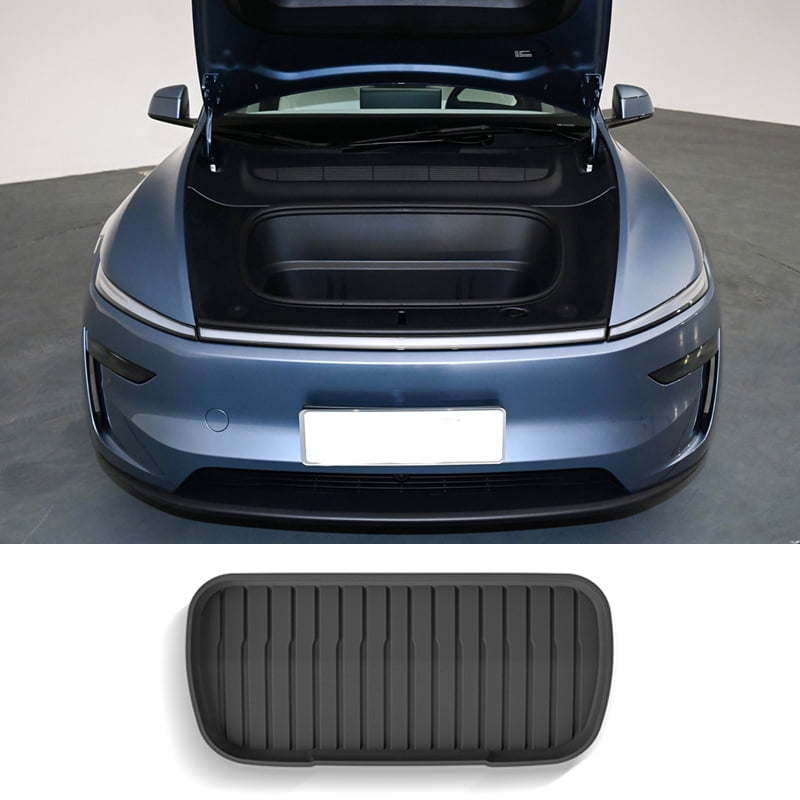 For Tesla Model Y Juniper 2025 Front Rear Trunk Mat TPE Lower Storage Box Pads Protective Cover Cargo Liner Trunk Tray Floor Mat