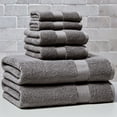 thumbnail image 6 of Better Homes & Gardens Signature Soft Solid Cotton Hand Towel, Grey Flannel, 6 of 14