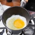 thumbnail image 3 of Omelette Fry Pan, Sturdy Durable Mini Butter Melting Pot Cast Iron  For Cooking, 3 of 8