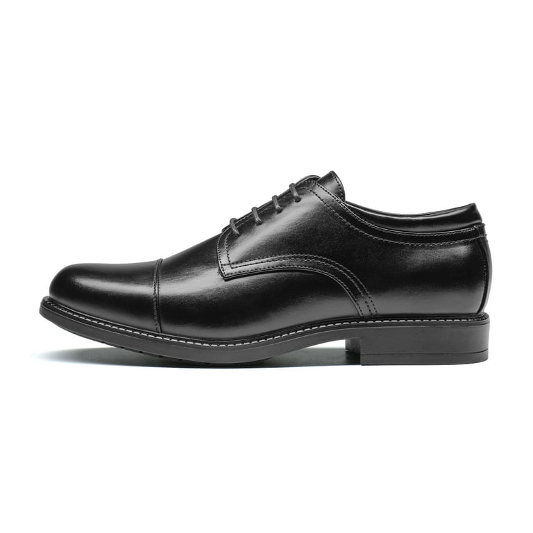 slim fit dress slacks Florsheim Shoes Midtown Cap Toe Oxford Black Size 18 main image 1