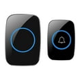 thumbnail image 2 of Jacenvly 2024 Valentines Day Decorations Wireless Doorbell Household Electronic Remote Control Digital Dingdong Doorbell Children And Elderly Wireless Pager Room Decor Black, 2 of 5