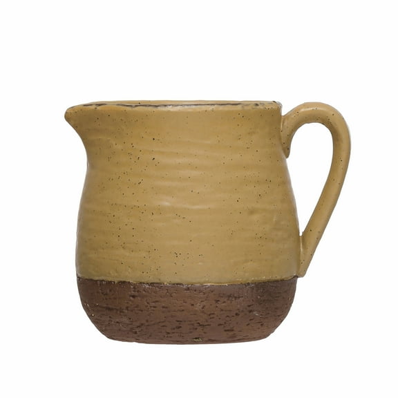 Creative Co-Op Stoneware Creamer, Reactive Glaze