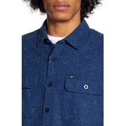 قميص منسوج رفيع الأكمام من Obey NAVY Jasper ، الولايات المتحدة X-Large