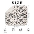 thumbnail image 4 of Pioneer Flower Floral Print Pattern Dish Drying Mat for Kitchen 1 Pack, Ultra Absorbent Microfiber Dishes Drainer Mats,16"x18", 4 of 6