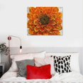 thumbnail image 5 of Orinice Flower Orange Black Outline Fine Art Aesthetic Poster & Print Wall Painting for Home Decor - Ready to Hang Canvas Artwork for Living Room Bedroom Office Classroom Kitchen Bathroom, 5 of 6