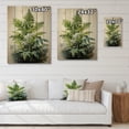 thumbnail image 4 of Designart "Minimalism Ferns Verdant gracefulness III" Floral & Botanical Print on Natural Pine Wood, 4 of 5