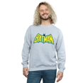 thumbnail image 4 of Batman Mens Retro Logo Sweatshirt, 4 of 7