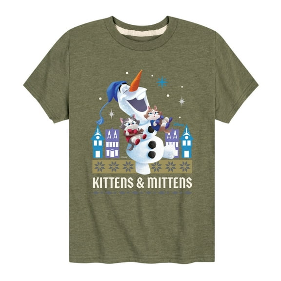 Frozen 2 - Kittens And Mittens - Toddler And Youth Short Sleeve Graphic T-Shirt