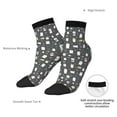 thumbnail image 6 of Rocae Lovely Penguin for Premium Adult Socks,Comfortable, Breathable, and Durable Socks, Perfect for Everyday Wear, 6 of 7