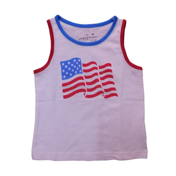Jumping Beans Infant & Toddler Boys Patriotic US Flag Tank Top Muscle Shirt 18m
