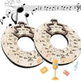 thumbnail image 1 of Wooden Melody Tool,circle Of Fifths Wooden Wheel And Musical Educational Tool, Circle Of Fifths Wheel, Chord Wheel For Musicians,music Transpose Tool, 1 of 5