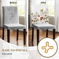 thumbnail image 5 of Daisy Flowers Chair Covers Set of 1 Plants Chair Back Covers Stretch Removable Washable Slipcovers Protector for Dining Room Kitchen Party Decor, 5 of 5