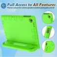 thumbnail image 3 of SUPNICE Kids Case for Walmart Onn 11 Inch Tablet Pro 2023 (Model: 100110027), Lightweight Shockproof Convertible Handle Stand Case for Onn Tablet Pro 11",Green, 3 of 7