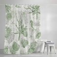 thumbnail image 3 of Shower Curtains for Bathroom, Sage Green Coastal Waterproof Fabric Shower Curtain, Coral Starfish Nautical Compass Decorative Bathroom Curtain for Bathtub, 36"x72", No Hooks Included, 3 of 9