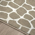 thumbnail image 5 of 3' X 5' Beige Giraffe Print Shag Handmade Non Skid Area Rug, 5 of 10
