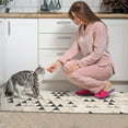 thumbnail image 3 of Beige Geometric Triangle Pattern Kitchen Rugs Sets Of 2,Anti Fatigue Kitchen Mat Rugs Non Slip Washable,Decorative Kitchen Floor Mats for Kitchen,Sink,Laundry,17"x30"+17"x47", 3 of 7