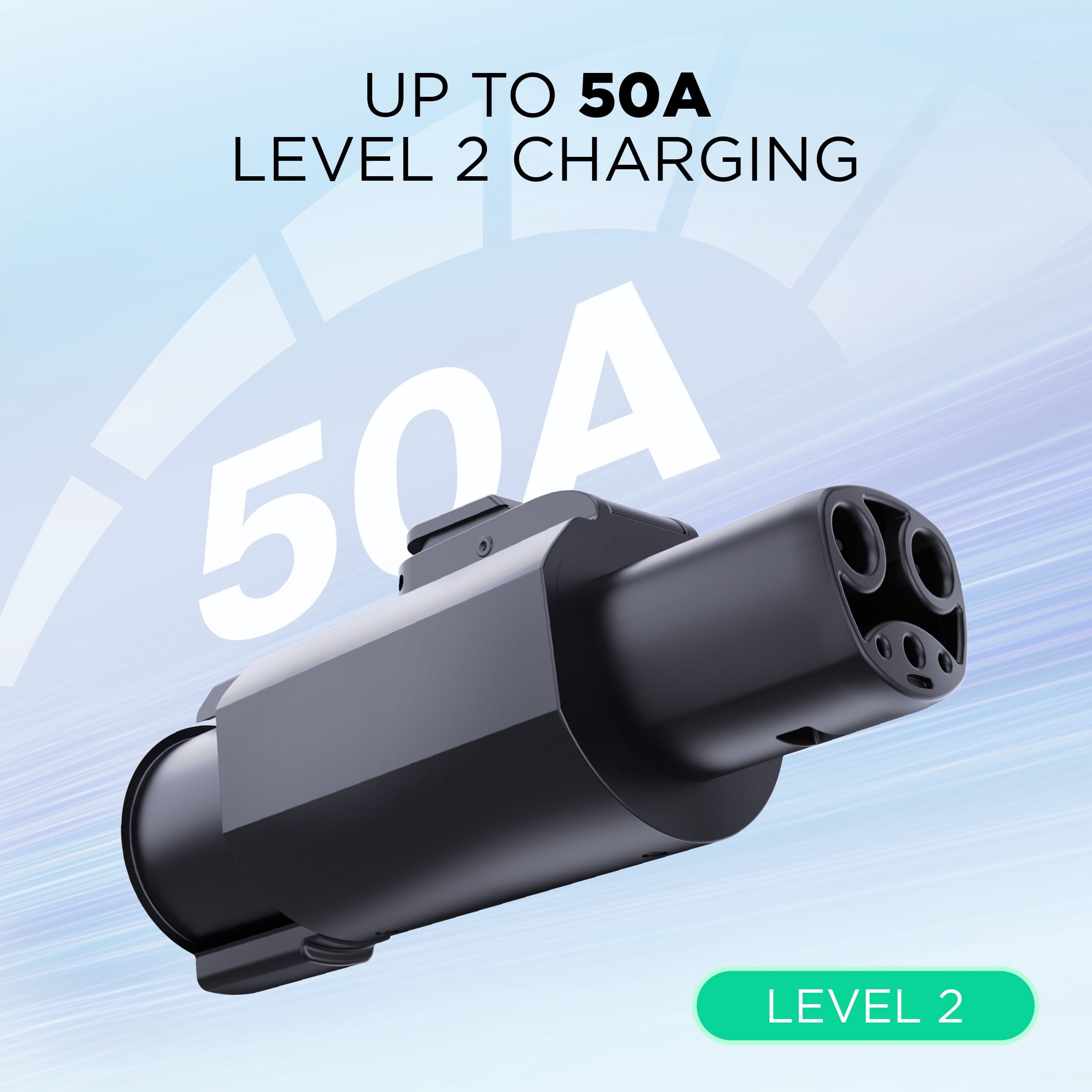 TYPE S ChargEV J1772 to Tesla NACS EV Charging Adapter for Tesla Model 3/Y/X/S/Cybertruck, Up to 50A Level 2 Charging, AC535380