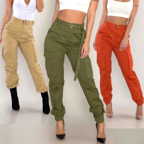 Women's high hotsell rise cargo pants