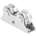 thumbnail image 3 of Sliding Gate Track Pulley, High Strength Stainless Steel Groove Wheel Wear  1.89in Diameter With Bracket For Wire Rope Rail, 3 of 8