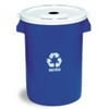 CONTINENTAL COMMERCIAL Huskee 3201-1 Receptacle Lid, 32 gal, Plastic, White, For: #3200-1 Recycle Container