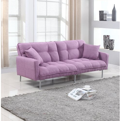 Latitude Run Winslow Modern Tufted Sofa Bed Purple Com Latitude Run Winslow Modern Tufted Sofa, Modern Tufted Sofa Bed
