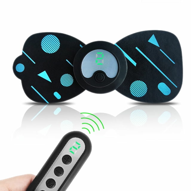 Parche de masaje inalámbrico portátil, masajeador recargable para aliviar el dolor, parche de estimulación muscular eléctrica, 6 modos 9