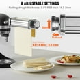 thumbnail image 3 of KFFKFF Pasta Maker Attachment for All Kitchenaid Mixers, Kitchen Aid Stand Mixer Set Accessories with 3 Shafts Including Dough Roller Spaghetti Cutter Fettuccine, 3 of 9