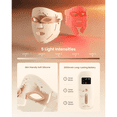 thumbnail image 6 of RENPHO Red Light Therapy Mask for Face, 324 LEDs & 3 Light Modes, 850NM Infrared Portable Face Mask Light Therapy with Remote for Facial Skincare Home Use, Gifts for Women Mom Wife, 6 of 10
