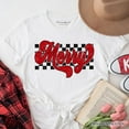 thumbnail image 6 of Merry Retro T‑Shirt, Christmas Checkered Tee, 6 of 6