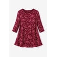 thumbnail image 5 of Jessica London Women's Plus Size Swing Tunic Oversized Long Blouse, 5 of 6