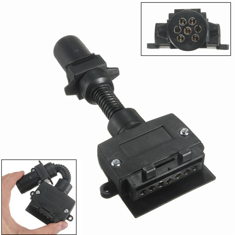 7 PIN Flat & Round Female Trailer Light Plug Connector Socket Caravan Boat Truck Walmart Canada