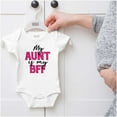 thumbnail image 5 of Cute Niece Aunt BFF Best Auntie Ever Romper Boys or Girls Infant Baby Brisco Brands 24M, 5 of 6