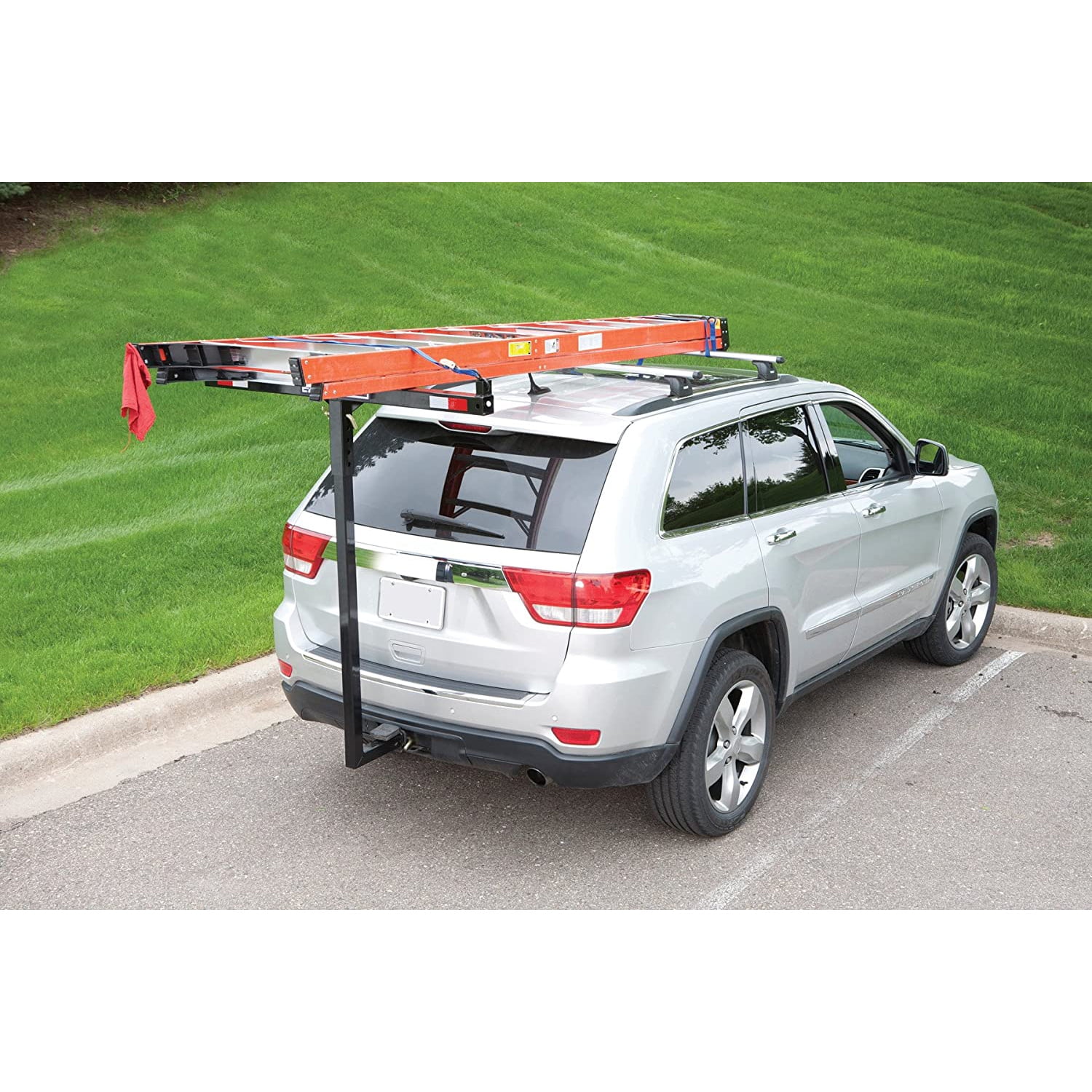 SEEK Adjustable Hitch Mounted Steel Load Extender for Canoes & Kayaks
